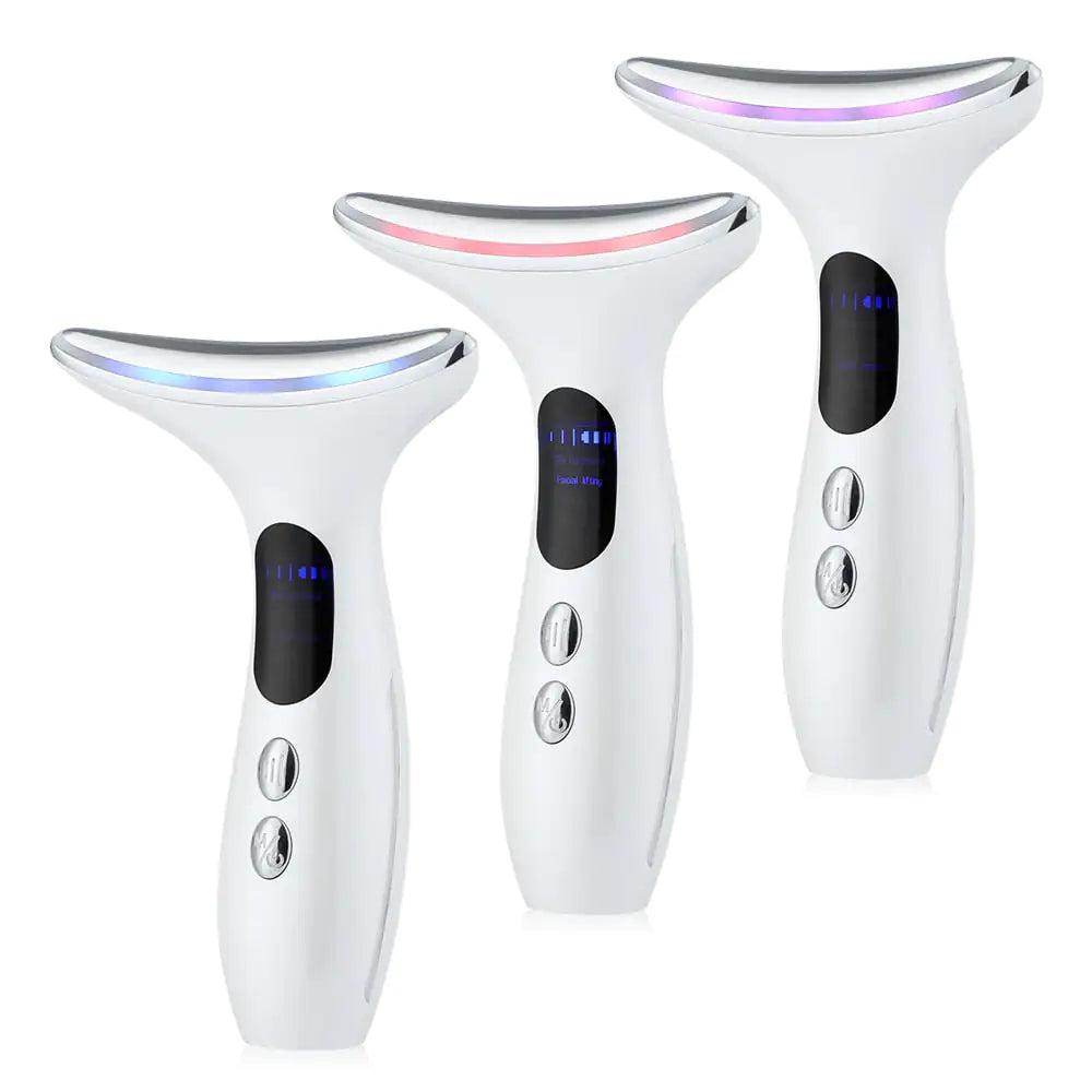 Facial & Neck LED Therapy Massager